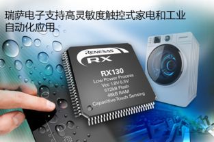 瑞薩電子擴充RX130 MCU產品線，助力觸控式家電與工業自動化通訊產品升級